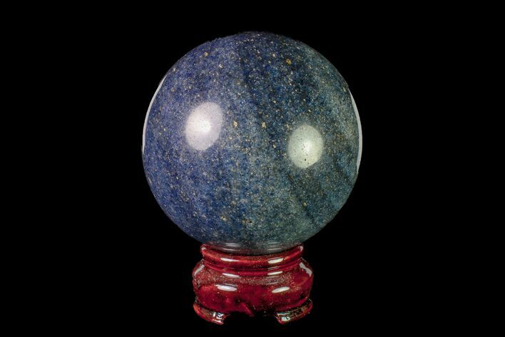 Polished Dumortierite Sphere - Madagascar #157690